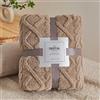 Chickwin Coperta Pile Matrimoniale Singolo Invernale Morbida Calda Coperta in Flanella Classico Coperta Plaid Coperta Letto per Viaggi, Sedia, Auto, Divano, Camera da Letto (100x150cm,Cachi)