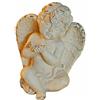 Loberon Virela Angelo Decorativo - Poliresina Resistente - Dipinte a Mano, Beige