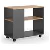 Vicco Tavolino Marian, Rovere dorato/antracite, 70 x 36.6 cm
