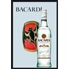 empireposter Empire 552099 Bacardi - Specchio Stampato con Cornice in plastica Effetto Legno, 20 x 30 cm