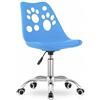 NMK HOME Sedie Ufficio Girevole con Ruote 360 ° - Sedia Scrivania Regolabile in Altezza - Montaggio Semplice e Base Cromata