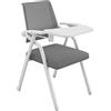 WXBHOZ Pratiche Sedie Pieghevoli Per Ufficio, Sedia Da Conferenza Con Scrittoio, Sedia Da Allenamento Portatile Per La Scuola, Comoda Sedia Da Pranzo Pieghevole(Gris)