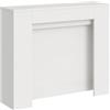 BS COM Consolle allungabile 90x25/211 cm Kivra Bianco Frassino