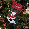 YanNanKe Calze di Natale Personalizzate Nome, Calze di Natale Personalizzate Etichette con Nome, Calze di Natale Decorazioni per la Famiglia (1 Confezione)