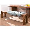 MASSIVMOEBEL24.DE Sydney #129 Panca in Legno di sheesham - Laccato/Noble Unique 160x35x45