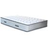 ITALYMATERASSI Materasso Singolo FIRENZE 95x195 cm con 6 cm di Memory Foam, Alto 24 cm, Made in Italy