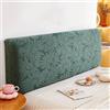 WSGJHB Copri Testiera Letto Matrimoniale, Copritesta Letto Matrimoniale Elastico Protezione Copritestiera Stampa Tinta Unita Copri Testiera Letto Matrimoniale 140-170 cm Verde Pino