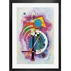 1art1 Wassily Kandinsky Stampa d'Arte e Cornice (MDF) - Tribute To Grohmann (70 x 50cm)