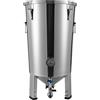 WWENDNDYS Fermentatore fermentatore con radiatore per Home Brewing Conico in acciaio inox 32L Craft Brewer con spirale di raffreddamento