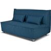 Nuvole di Sonno - Divano Letto Levante 2 Posti con Materasso Piazza e mezza 120x190, Prontoletto con Rete Elettrosaldata Richiudibile, Rivestimento Sfoderabile, 2 Cuscini in Omaggio, Made in Italy