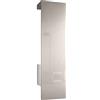 Vladon Carlton Hallway Set 5, Set di contenitori per corridoi con 1 Pannello Appendiabiti con Anta incorporata e 1 Asta Appendiabiti, Bianco Opaco/Grigio Sabbia Lucido (52 x 193 x 35 cm)