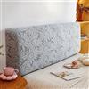 WSGJHB Copri Testiera Letto Matrimoniale, Copritesta Letto Matrimoniale Elastico Protezione Copritestiera Stampa Tinta Unita Copri Testiera Letto Matrimoniale 210-240 cm Grigio Chiaro