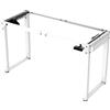 pro.tec Telaio per Scrivania Regolabile in Altezza tra 70-115 cm con Sollevamento Elettronico Postazione di Lavoro Fai da Te Telaio in Acciaio per Standing Desk 135 x 55 cm Bianco