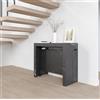 VE.CA.s.r.l. VE.CA - Tavolo Allungabile Mercurio, Made in Italy - Console Allungabile con Porta Prolunghe fino a 3 Metri, 14 Posti Marmo Nero - Moderno da Sala da Pranzo (14 Posti, Marmo Nero)