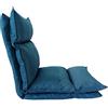 Rebecca Mobili Seduta Futon, Poltrona Yoga, Poliestere Metallo, Riposo Salotto Veranda - Misure 70 x 56 x 70 cm (HxLxP) - Art. RE6197