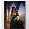 CheQuadro! Accusa Segreta Francesco Hayez, fhy27 Quadro Stampato su Tela Fine Art, Intelaiato Pronto da Appendere, assemblato a Mano, 40x32 cm