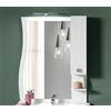 LIBEROSHOPPING.eu - LA TUA CASA IN UN CLICK Specchiera Onda con pensile e Lampada a LED L 81 H 104 P 18