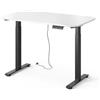 Vicco Scrivania Elevate, Nero/bianco, 120 x 70 cm 2 motori, adatto all'uso come postazione di lavoro o scrivania per computer
