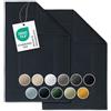 Blumtal tappeto bagno assorbente premium in spugna 50x80cm 2pz - tappeti bagno certificati OEKO-TEX - tappetino bagno assorbente cotone 100% - bathmat in bagno blu scuro