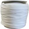 Generico Sbieco 100 MT Cotone 14MM Traversino per Cucito Tovaglie Fai da Te (Bianco)