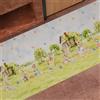 PETTI Artigiani Italiani - Tappeto Pasquale Antiscivolo Lavabile, Passatoia di Pasqua Cucina, Tappeti Runner Cucina, 52x100 cm, Pic Nic, 100% Made in Italy