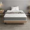 TEENO Materasso 160x190 cm, Alto 25 cm, Doppia Faccia, materasso singolo ergonomico a 7 zone di media rigidità 160 x 190, Sollievo Pressione e Traspirante, Ipoallergenico e Antiacaro