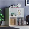 Vida Designs Durham Cube - Libreria per soggiorno, libreria, mobili per casa, ufficio (4 cubi, bianco)