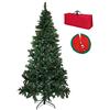 Totò Piccinni Albero di Natale Artificiale Meribel Verde con Pigne e Bacche, Borsa e Copribase (240)