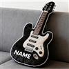 LCMAIT Cuscino Personalizzato a Forma di Chitarra Cuscino Personalizzato con Nome Regalo Commemorativo per Feste di Compleanno e Natale per Bambini e Bambine Decorativo per Divano (Chitarra)