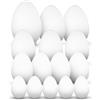 Netuno 15 Uova di polistirolo 5 x 5 cm 4 x 7 cm 3 x 8 cm 2 x 9 cm 1 x 10 cm Set di Uova in polistirolo Bianco Ideale per Pasqua Decorazione Fai da Te