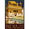 Deko 7 Deko7 - Targa in metallo città Delhi India - India - 30 x 20 cm