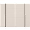 AVANTI TRENDSTORE Fahda - Armadio con ante battenti e scorrevoli, all'interno con appendiabiti e ripiani, disponibile in diversi colori. DimensioniLAP 270,3x210x61,2 cm (Sabbia)