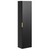 Vente-unique - Colonna da bagno sospesa scanalata H140 cm Nero - ZEVARA