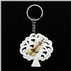 DLM Bomboniere DLM31854 (Kit 12 Pezzi) Portachiavi Ciondolo in Legno Albero della Vita con Violino Musica Confettata bomboniera Regalo