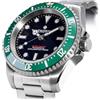 NIADI Thorn Titanium Metal con valvola di scarico dell'elio orologi da polso meccanici automatici NH35 impermeabili profondi, V 1, moderno