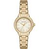Emporio Armani Orologio Analogico Quarzo Donna con Cinturino in Acciaio Inossidabile AR1803, Grigio Argento