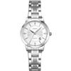 TONSHEN Fashion Donna e Ragazza Acciaio Inossidabile Orologi da Polso Analogico Quarzo Orologio (Argento)