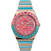 Timex Women Analogue Watch with a Stainless Steel Strap Q