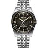 Sea Gull SEA-GULL Seagull Orologio Meccanico Automatico Deep Ocean Uomo Orologio Meccanico 200M Impermeabile 40.5MM 316L Precisione Acciaio di Lusso Orologio Automatico 1064, Nero , Bracciale