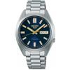 Seiko 5 Orologio Sport Automatico, Quadrante Blu, Cassa Rotonda, Display Data e Giorno, SRPL55K1