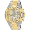 Invicta Orologio da uomo Bolt al quarzo con cinturino in acciaio inossidabile bicolore 16 (Modello: 25864 e 25513), Acciaio inox, Bracciale