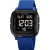 Gosasa Orologio Digitale Unisex Multifunzione per Uomo e Donna, Orologio Sportivo da Esterno, Stile Casual, con Cinturino in Silicone, Cronometro, Sveglia, Conto Alla Rovescia, Doppio Fuso Orario