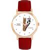 Toff London Woodpecker Bird Watch Ladies 38mm Case 3atm Resistente all'acqua Movimento al quarzo progettato su misura Lusso alla moda