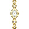 ADSBIAOYE Elegante orologio da donna con quadrante ovale alla moda, impermeabile, regalo, Oro, Moda