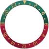RNSZKIPJ Orologio Accessori Anello Esterno 38mm Diametro Interno 30.5 Lunetta Bicolore Adatto 40mm Shell per GMT Alluminio Magnesio Anello Bocca, Letteratura verde, misura unica