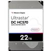 Western digital Hard disk 3.5'' 22TB Western Digital Ultrastar DC HC570 7200rpm SATA [0F48052]