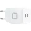 DICOTA Comfort - Alimentatore - 45 Watt - 2,5 A - 2 porte di uscita (24 pin USB-C) - bianco