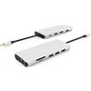eSTUFF Single USB-C Dock - Dockingstation - USB-C 3.2 Gen 1 - VGA, HDMI - GigE