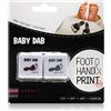 Baby Dab Foot & Hand Print Purple & Grey 2 pz