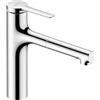 hansgrohe Zesis M33 Miscelatore monocomando cucina, 160, doccetta estraibile, 2 tipi di getto, sBox lite, Cromo, 74804000